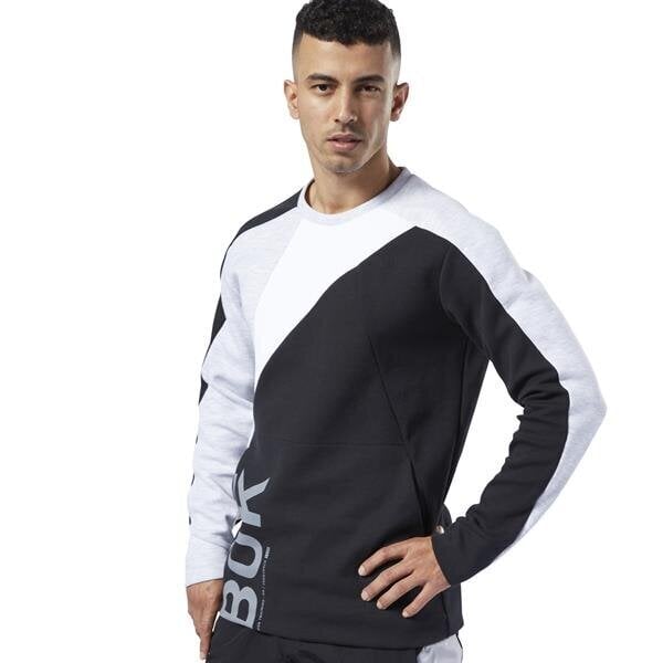 Ost blocked crew neck reebok miehet black ec0991 hinta ja tiedot | Miesten puserot ja hupparit | hobbyhall.fi