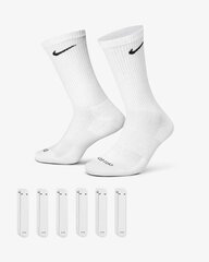 Nike sukat EVERYDAY CSH CRW 6pk, valkoinen hinta ja tiedot | Miesten sukat | hobbyhall.fi