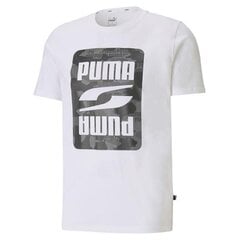 Rebel camo graphic tee puma miehet white 58501902 hinta ja tiedot | Miesten T-paidat | hobbyhall.fi