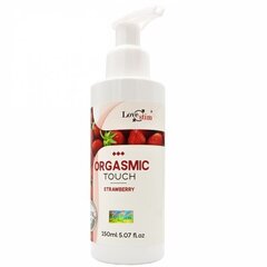 Stimuloiva hierontageeli Love Stim Orgasmic Touch Strawberry, 150 ml hinta ja tiedot | Liukuvoiteet | hobbyhall.fi