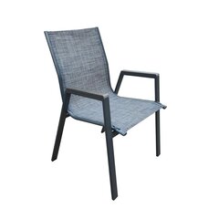 Tuoli DELGADO 56x61xH90cm, harmaa hinta ja tiedot | Puutarhatuolit | hobbyhall.fi