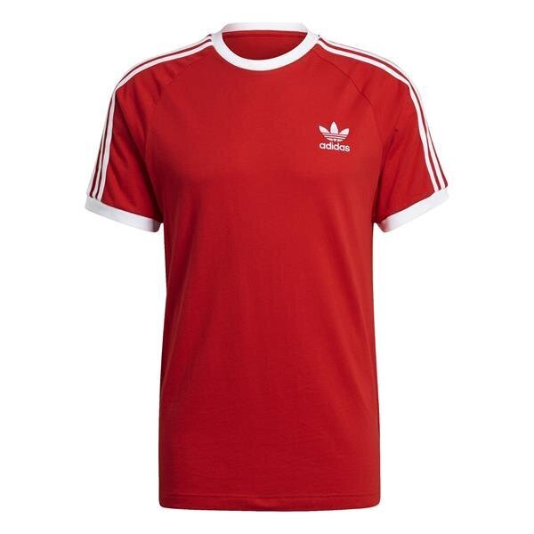 3 stripes tee adidas originals miehet red gn3502 hinta ja tiedot | Miesten T-paidat | hobbyhall.fi