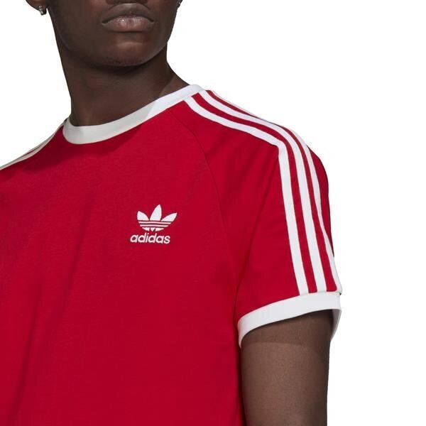 3 stripes tee adidas originals miehet red gn3502 hinta ja tiedot | Miesten T-paidat | hobbyhall.fi