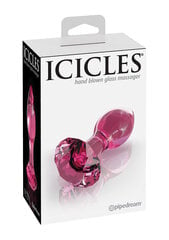 Lasinen Anal Plug Icicle (vaaleanpunainen) hinta ja tiedot | Anaalilelut | hobbyhall.fi