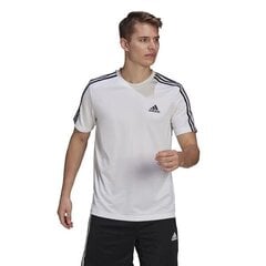 Miesten t-paita Adidas Performance GM2156, valkoinen hinta ja tiedot | Miesten T-paidat | hobbyhall.fi