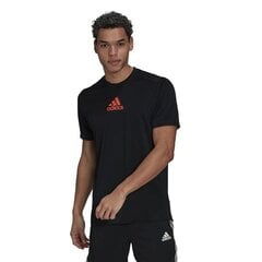 M 3s back tee adidas performance miehet black gm2145 hinta ja tiedot | Miesten T-paidat | hobbyhall.fi