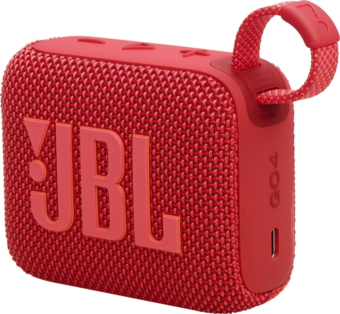 JBL Go 4 Red JBLGO4RED hinta ja tiedot | Kaiuttimet | hobbyhall.fi