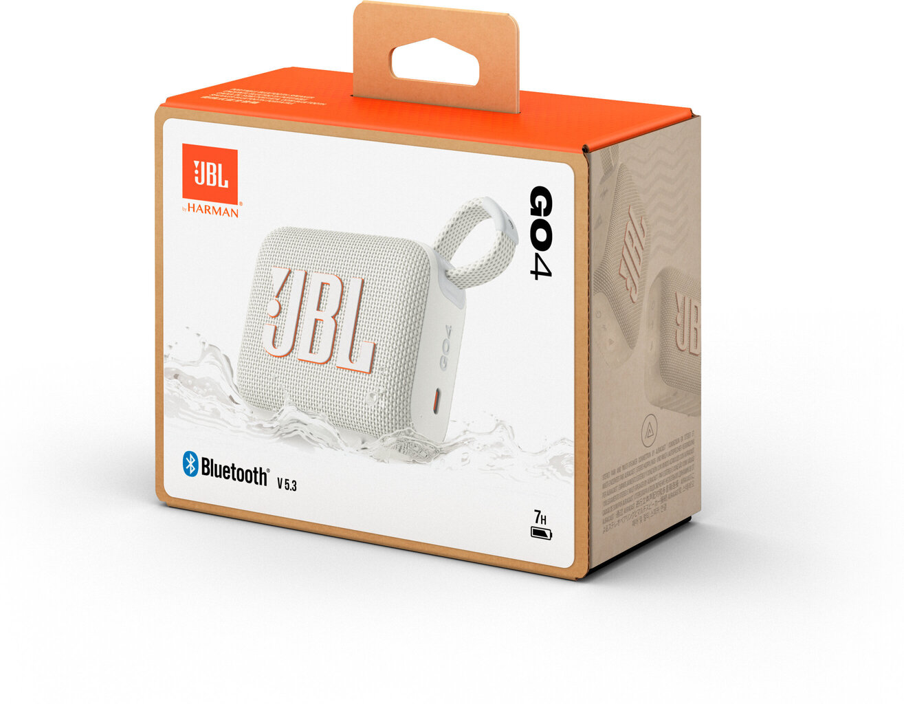 JBL Go 4 White JBLGO4WHT hinta ja tiedot | Kaiuttimet | hobbyhall.fi