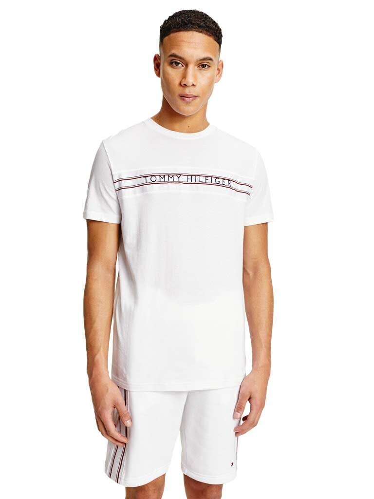 Alusvaatteet TOMMY HILFIGER Print White UM0UM02422YBR hinta ja tiedot | Miesten T-paidat | hobbyhall.fi