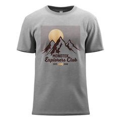 Explorers club grey mel monotox miehet grey mx22064 hinta ja tiedot | Miesten T-paidat | hobbyhall.fi