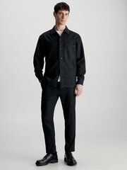 Paita CALVIN KLEIN Wool Blend Overshirt Black K10K111731BEH 560077388 hinta ja tiedot | Miesten kauluspaidat | hobbyhall.fi