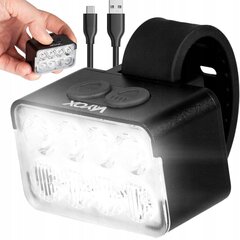 Etupyörän valo 900lm 8*LED USB-C VA0151 Vayox hinta ja tiedot | Polkupyörän valot ja heijastimet | hobbyhall.fi
