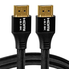 HDMI-kaapeli, HDMI v2.1 8K 1.5m VA0030 Vayox VA0030 Vayox hinta ja tiedot | Kaapelit ja adapterit | hobbyhall.fi