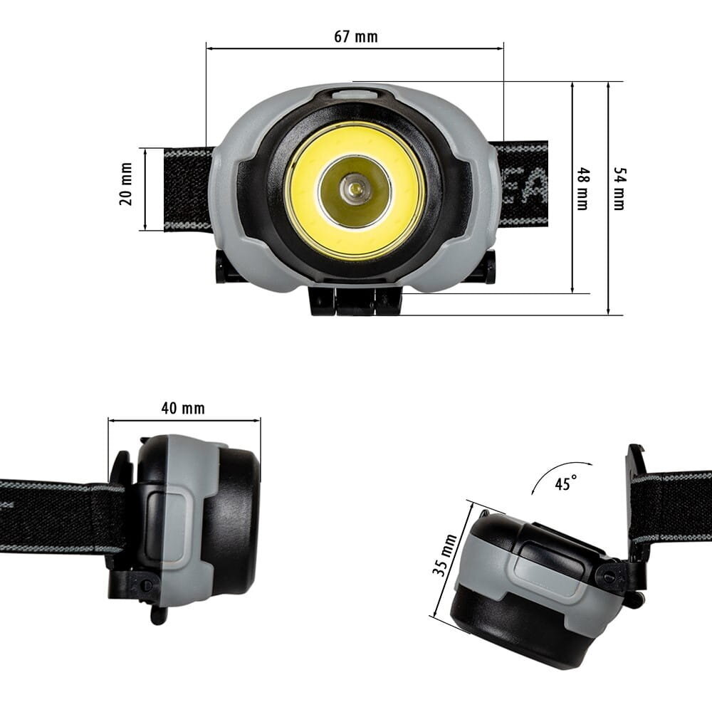 LED + COB 170lm akku-ajovalaisin VA0119 Vayox hinta ja tiedot | Taskulamput ja valonheittimet | hobbyhall.fi