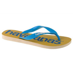 Miesten tossut Havaianas Top Logomania 2 41457410121, keltainen hinta ja tiedot | Miesten sandaalit ja tossut | hobbyhall.fi