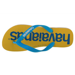 Miesten tossut Havaianas Top Logomania 2 41457410121, keltainen hinta ja tiedot | Miesten sandaalit ja tossut | hobbyhall.fi