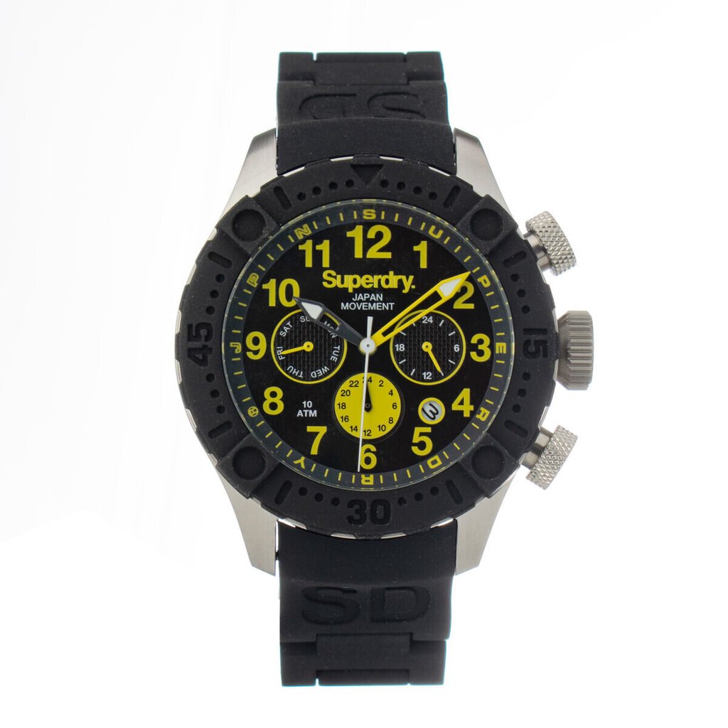 Unisex-kello Superdry SYG142B (ø 47 mm) S0364674 hinta ja tiedot | Miesten kellot | hobbyhall.fi