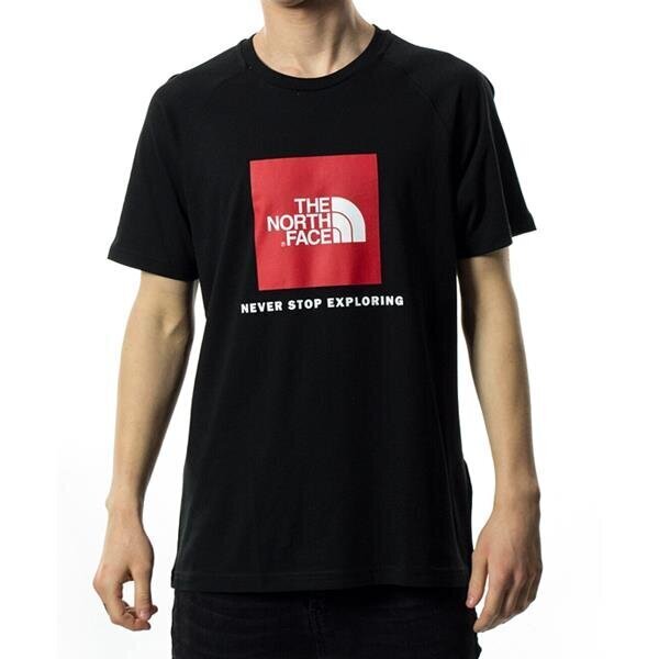 M s/s rag red box the north face miehet black t93bqojk3 hinta ja tiedot | Miesten T-paidat | hobbyhall.fi