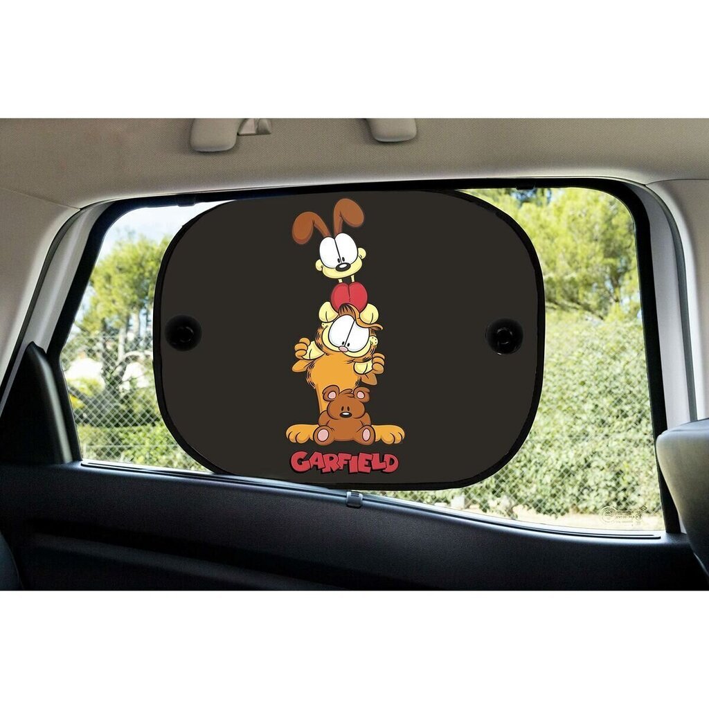 Aurinkosuoja Garfield GAR104, musta, 2 kpl. hinta ja tiedot | Lisätarvikkeet autoiluun | hobbyhall.fi