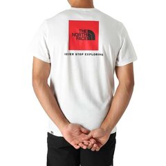 M s/s redbox tee the north face miehet white nf0a2tx2fn4 hinta ja tiedot | Miesten T-paidat | hobbyhall.fi