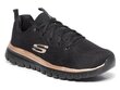 Naisten urheilukengät Skechers graceful 12615bkrg, musta hinta ja tiedot | Naisten urheilu- ja vapaa-ajan kengät | hobbyhall.fi