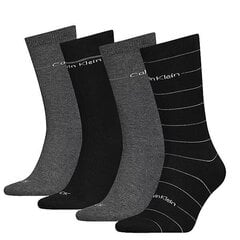 Ck men sock 4p stripe calvin klein miehet black 701219835001 hinta ja tiedot | Miesten sukat | hobbyhall.fi