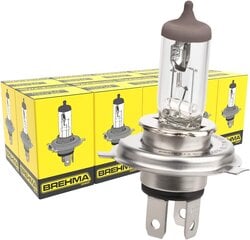 10x Brehma H4 Halogen Lamp 12 volt 60/55 watt P43T hinta ja tiedot | Polttimot | hobbyhall.fi