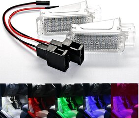 2x LED -moduulit Polkuvalaistus - valkoinen sininen violetti vihreä punainen SMD -moduulin jalkahousu (sininen) hinta ja tiedot | Polttimot | hobbyhall.fi