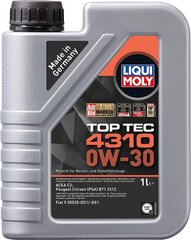 Liqui Moly 3735 Top TEC 4310 0W-30 1 L hinta ja tiedot | Autokemikaalit | hobbyhall.fi