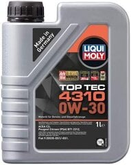 Liqui Moly 3735 Top TEC 4310 0W-30 1 L hinta ja tiedot | Autokemikaalit | hobbyhall.fi