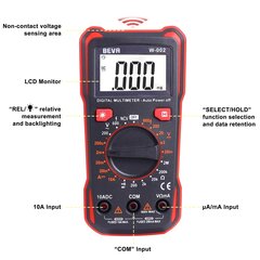 Digitaalinen yleismittari, CAT II 600 V voltmetrin monitesteri AC / DC -jännitteelle, tasavirta sähkölle, kulkun vastuskyvyn taajuudelle, taitevalla jalustalla ja taustavalolla hinta ja tiedot | Lisätarvikkeet autoiluun | hobbyhall.fi