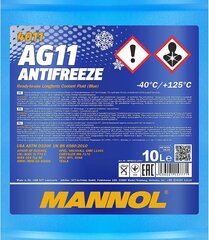 Mannol Antrefreyze AG11-40 -jäähdytin Frost Protection -jäähdytysneste, 10 litraa hinta ja tiedot | Lasinpesunesteet ja jäähdytysnesteet | hobbyhall.fi