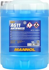 Mannol Antrefreyze AG11-40 -jäähdytin Frost Protection -jäähdytysneste, 10 litraa hinta ja tiedot | Lasinpesunesteet ja jäähdytysnesteet | hobbyhall.fi