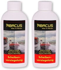 Abacus -levyn tiivistys lasitiiviste Nanotiivisteen sateenohjain lootusvaikutuksella 2 x 250 ml (7101) hinta ja tiedot | Autokemikaalit | hobbyhall.fi