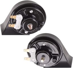 Evermotor Universal Twin Dual Tone Loud Horn Hupe -sarja autoille ja moottoripyörille 12V 400/500 Hz 118 dB (2 sarja) hinta ja tiedot | Lisätarvikkeet autoiluun | hobbyhall.fi