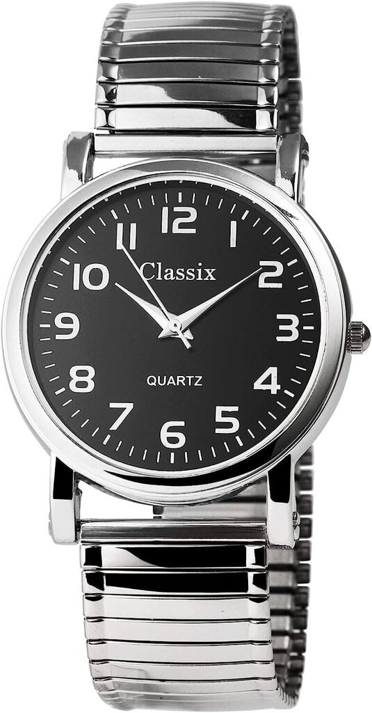 Classix Men-Clock-rannekello Zugarmband Metal Analog Quartz 2700008-001 B07RG7R42S hinta ja tiedot | Miesten kellot | hobbyhall.fi