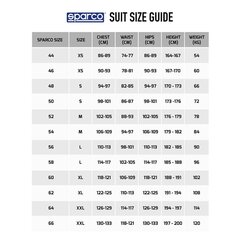 Sparco Sprint Racing Suit musta koko 56 hinta ja tiedot | Miesten urheiluvaatteet | hobbyhall.fi