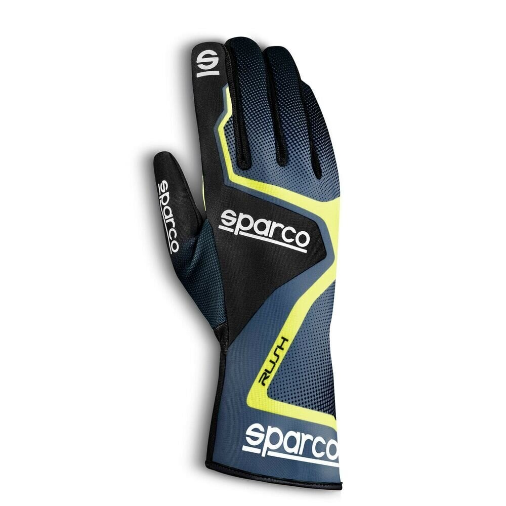 Karting Gloves Sparco RUSH musta / harmaa koko 9 hinta ja tiedot | Suojavarusteet ja ajohanskat | hobbyhall.fi