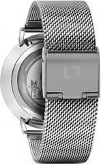 Naisten kello Millner Mayfair Silver Black 39 mm hinta ja tiedot | Naisten kellot | hobbyhall.fi