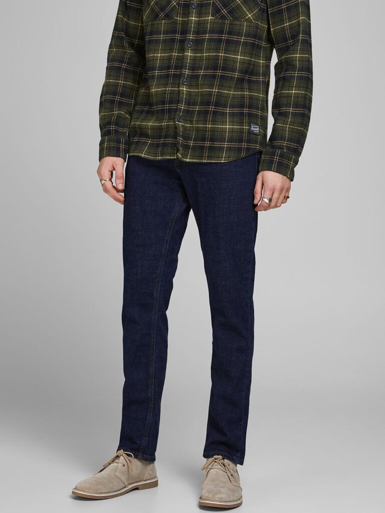 JACK & JONES meeste teksapüksid L36 Clark 12189506*03, tumesinine hinta ja tiedot | Miesten farkut | hobbyhall.fi