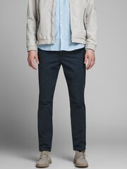 JACK & JONES L34 meeste chino püksid rihmaga 12125506*02, tumesinine hinta ja tiedot | Miesten housut | hobbyhall.fi