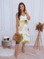 Akcija: Balta moteriška suknelė su žaliomis gėlėmis Ladybird hinta ja tiedot | Mekot | hobbyhall.fi