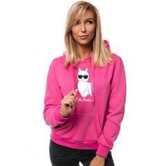 Rožinis moteriškas džemperis su gobtuvu No ProbLlama hinta ja tiedot | Naisten hupparit, collegepaidat ja villapaidat | hobbyhall.fi