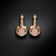 Серьги "Великолепие II (Rose Gold)" с кристаллами Swarovski™ hinta ja tiedot | Korvakorut | hobbyhall.fi