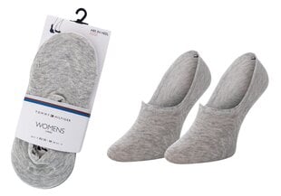 Footsies TOMMY HILFIGER Gray Melange 2 Pck 383024001-758 hinta ja tiedot | Naisten sukat | hobbyhall.fi