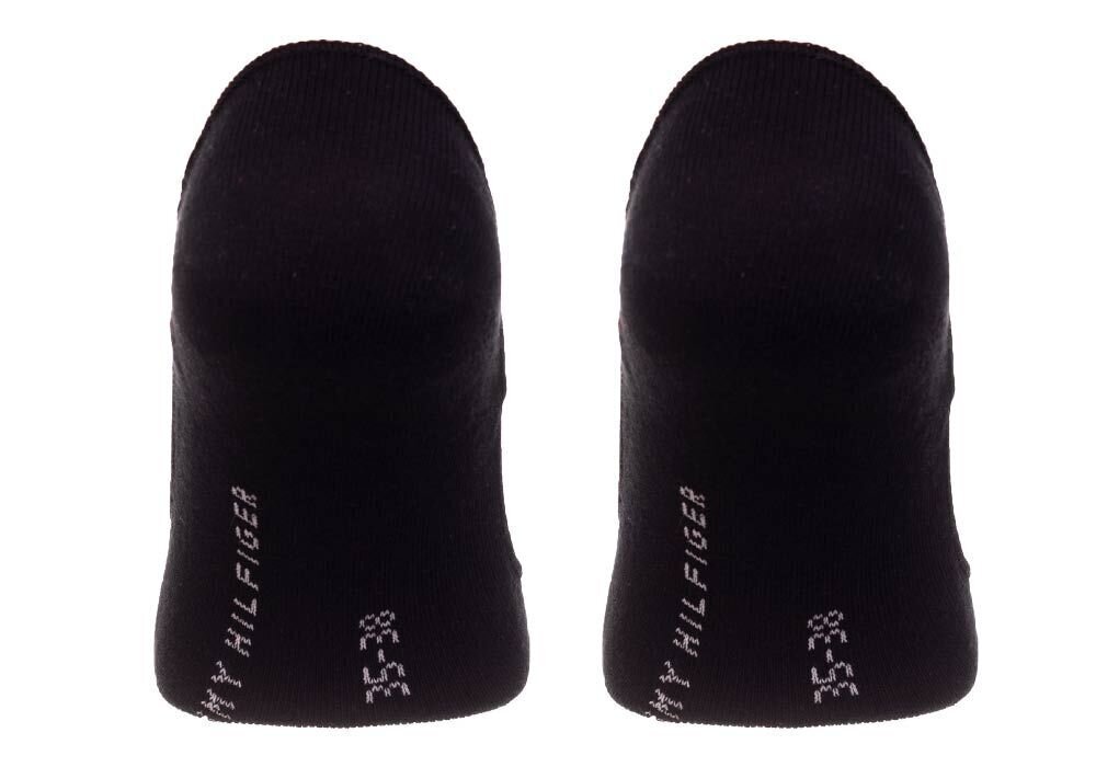 Footsies TOMMY HILFIGER Black 2 Pack 343025001-200 hinta ja tiedot | Naisten sukat | hobbyhall.fi