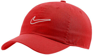 Nike Hattu U Nsw H86 Swoosh Wash Cap Red 943091 657 hinta ja tiedot | Miesten hatut, huivit ja käsineet | hobbyhall.fi