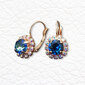 Серьги "Великолепие II (Bermuda Blue)" с кристаллами Swarovski™ hinta ja tiedot | Korvakorut | hobbyhall.fi