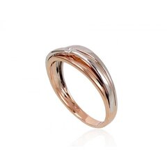 Золотое кольцо с бриллиантами "Гестия" из красного золота 585 пробы hinta ja tiedot | Sormukset | hobbyhall.fi