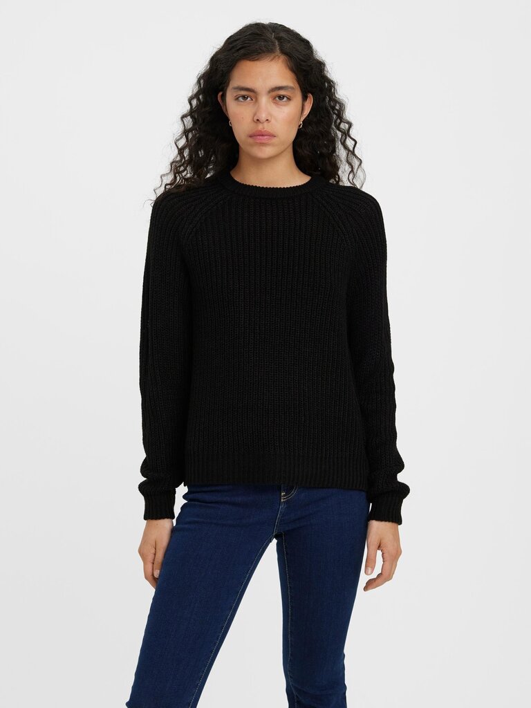 Vero Moda naiste džemper 10273846*01, must hinta ja tiedot | Naisten neulepuserot | hobbyhall.fi